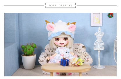 ICY DBS Blyth Doll 1/6 Clothing Joint Body Princess Dress Casual Clothing Toy Gift