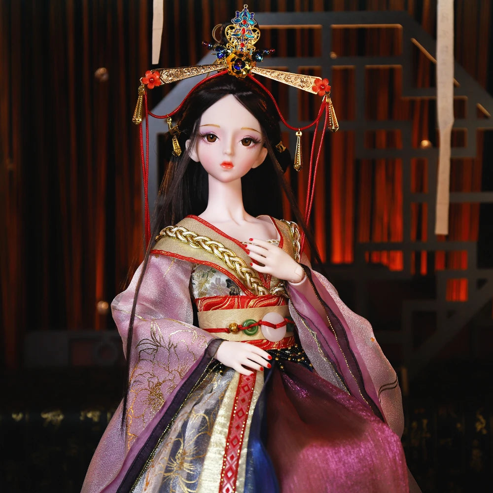 DBS BJD Fantasy Fairy 1/3 Doll Mechanical Body Joints With Makeup Hair Eyes Clothes 62CM Customized Gift SD