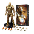 ZD Toys 1/10 Iron Man Figurines MK30 Iron Patriot Blacklash Figures MK33 MK39 MK17 MK21Action Movie Model Adult Collect Gift