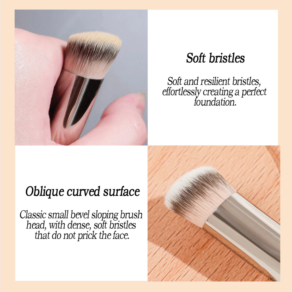 Concealer brush, dark circles, tear troughs, precision concealer brush, flat head concealer brush