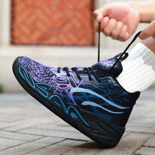 New Men Basketball Shoes Outdoor Running Trainer Match Breathable Athletic Light Sports Shoes Unisex Women High Quality Sneakers