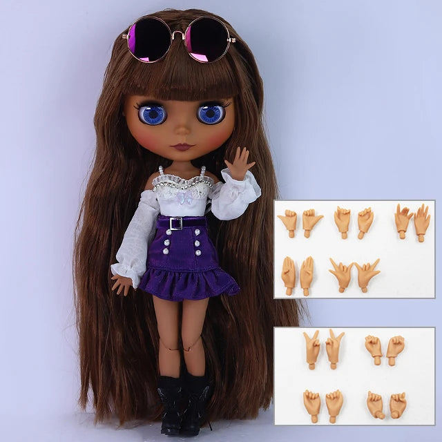 ICY DBS Blyth Doll 1/6 BJD Toy  Joint Body Set for Special Sale Random Eyes 30cm Anime Girl Gift