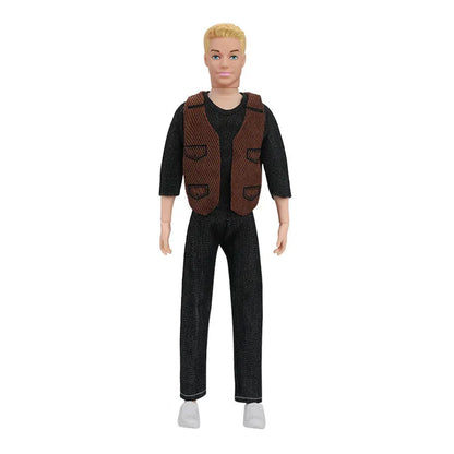 30cm Fashion Ken Doll Full Set 1/6 Multi Jonts Movable Boyfriend with Clothes Suit Children Dress Up Toys