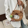 Capybara Plush Backpack Kawaii Fashion Plushie Doll Fur Pendant Children's Shoulder Bag Mini Knapsack Bags Gifts For Girlfriend