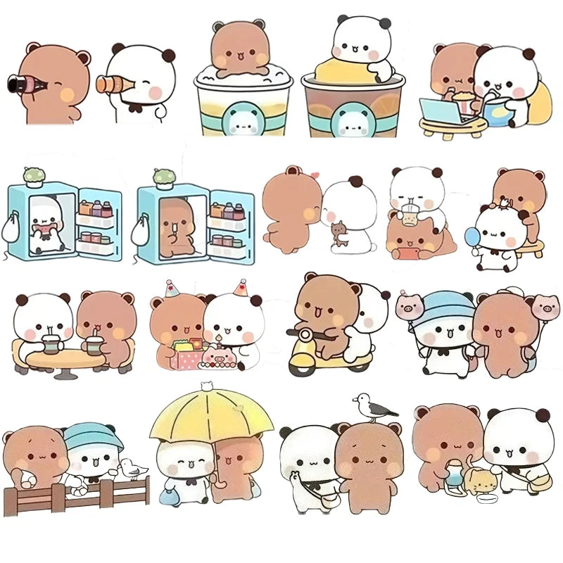 Cute Bubu Dudu Fridge Magnets Kawaii Panda Yier Refrigerator Magnets Sticker Home Decor Sticker Creative Anime Home Accessories