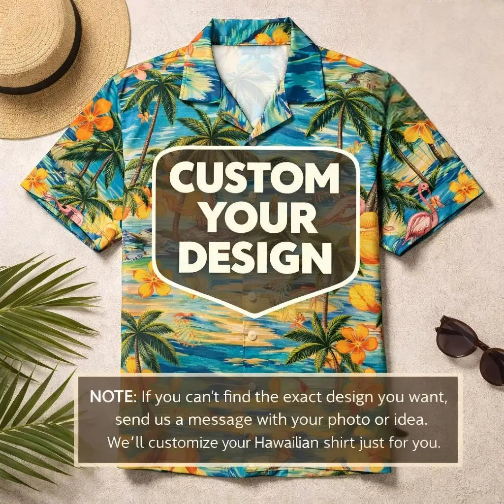 Unisex Bingo Tropical Hawaiian Shirt – 3D Print, Short Sleeve, XS–6XL