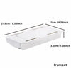 White SelfAdhesive Storage Drawer Box Makeup Pencil Tray Desk Hidden Under Desk Stand Self-adhesive Under-drawer Storage Box YH