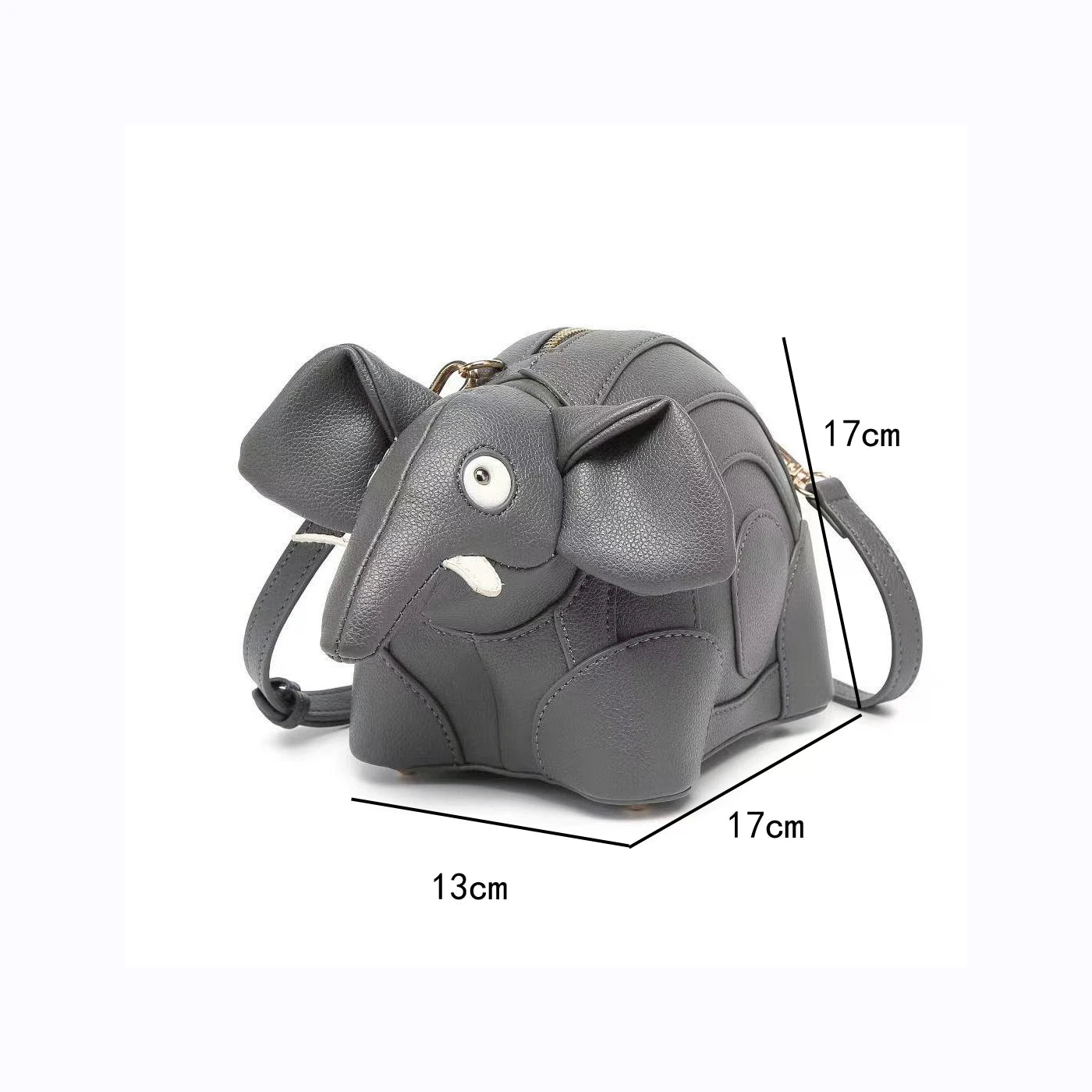Women's Novelty Shape PU Leather Shoulder Bag – Evening & Party, 3 Colors