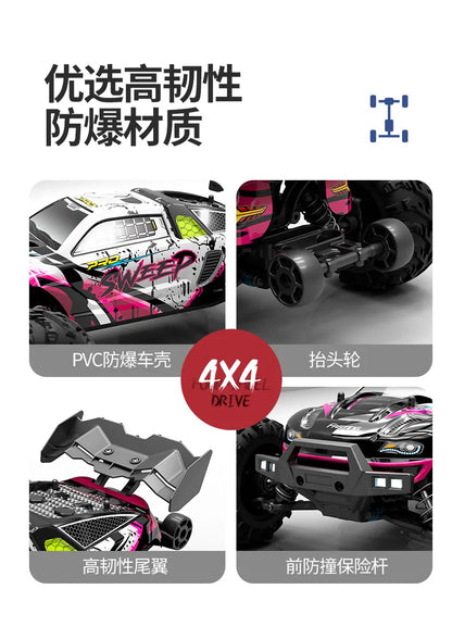 16101PRO Brushless RC 4WD Remote Control Car Max Speed 75km/h, Drift Toy Car for Boys Off-Road Climbing Racing