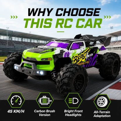 ZNLYRION RC Buggy 1:16 4 Wheel Drive Off-Road SG116MAX PRO Vehicle Optional Brushless Motor Anti-Slip Tire Remote Control Racing Truck