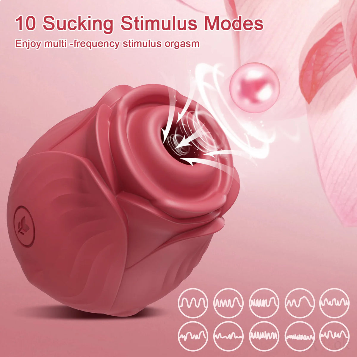 Rose Suction Personal Massager