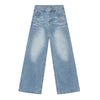 IEFB Straight Male Jeans Vintage Men's Denim Pants Tie-dyed Design Wide Leg Trousers Spring New Stylish Men Clothing 9C4276