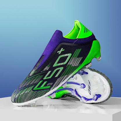 Ultra Light AG FG Football Shoes Sweat-proof PU Fabric Wear-resistant TPU Sole Snug Fit Unisex Natural Grass Practice Sneakers