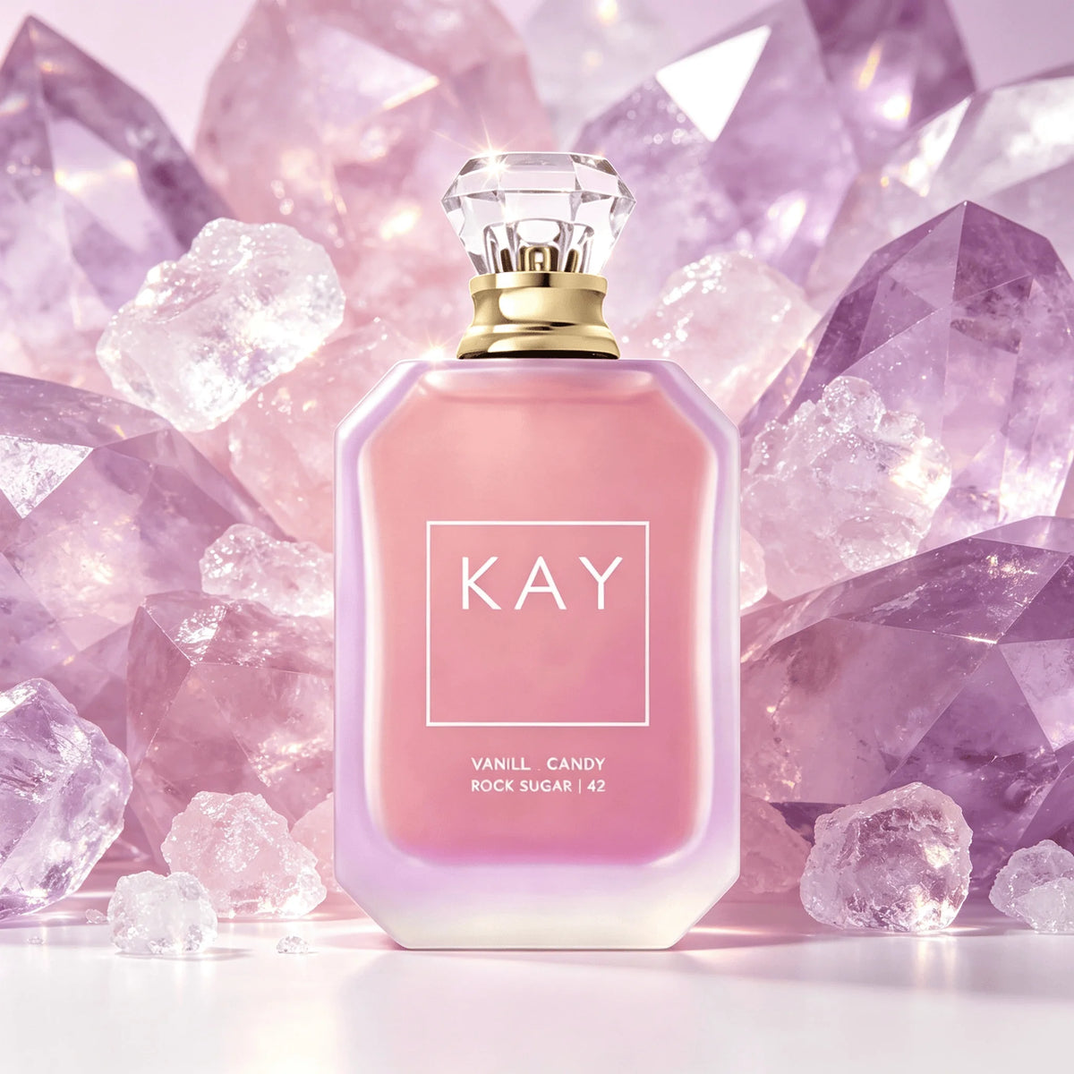 Kaysali Vanilla Candy Rock Sugar | 42 Eau De Parfum Perfume Spray 100ml, Long‑Lasting Sweet Gourmand Vanilla Fragrance, Luxury Women Scent, Brand New Sealed, Holiday Birthday Gift