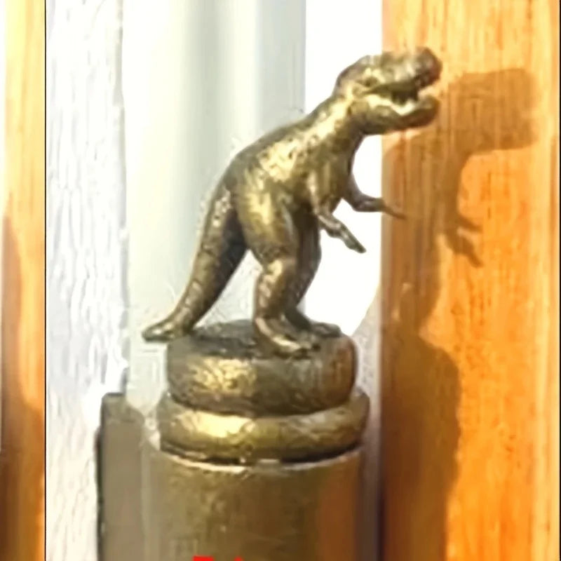 1Pc Festival Decorations Bronze Door Hinges Animal Designs As Well As Magnetic Cabinets And Decorative Statues for Home Offices
