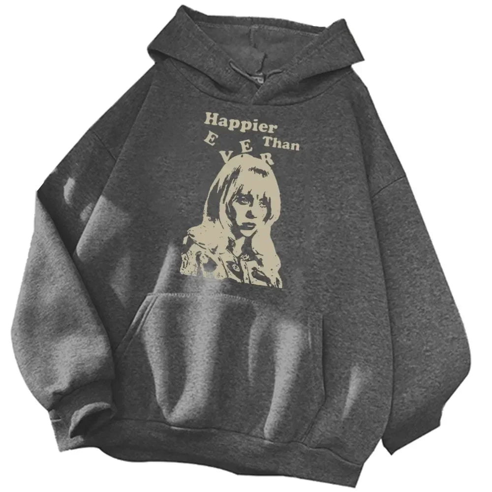 2026  Ever Happy of Ever hooded sweatshirt casual and personalized hooded top hoodie neutral streetwear music album fan gift