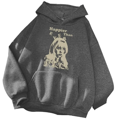 2026  Ever Happy of Ever hooded sweatshirt casual and personalized hooded top hoodie neutral streetwear music album fan gift
