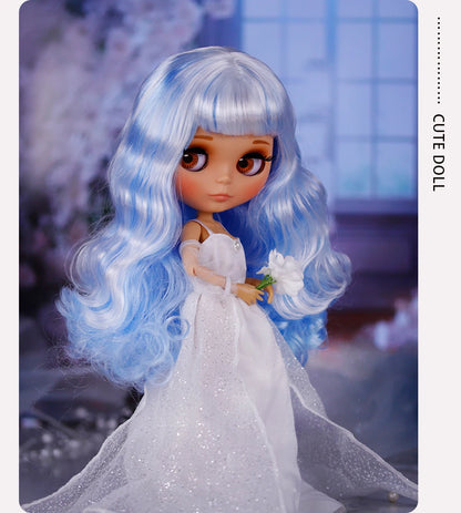 ICY DBS Blyth Doll BJD Joint Body tan Skin Matte Face New face Set Doll 1/6 30cm Gift Anime SD