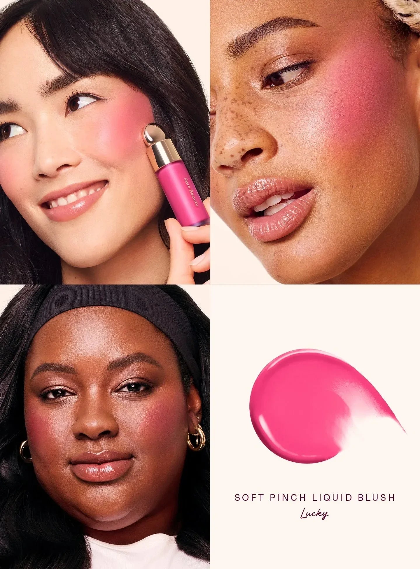 Rare Beauty Soft Pinch Liquid Blush Silky and Glide On Smooth Long Lasting Plump Pinch-perfect Flush Seamless Matte Dewy Makeup