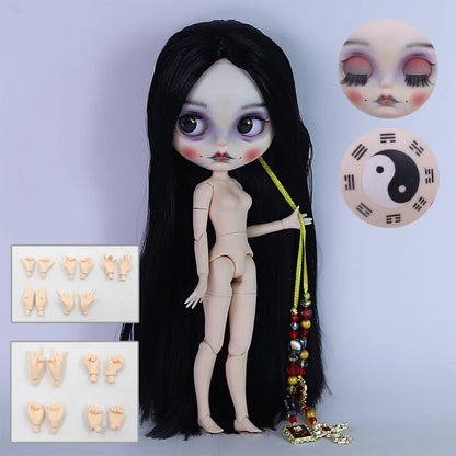 ICY DBS Blyth 1/6 Doll Hand drawn Set Zombie Set Long Eyelash Sleeping Eye Doll Set SD