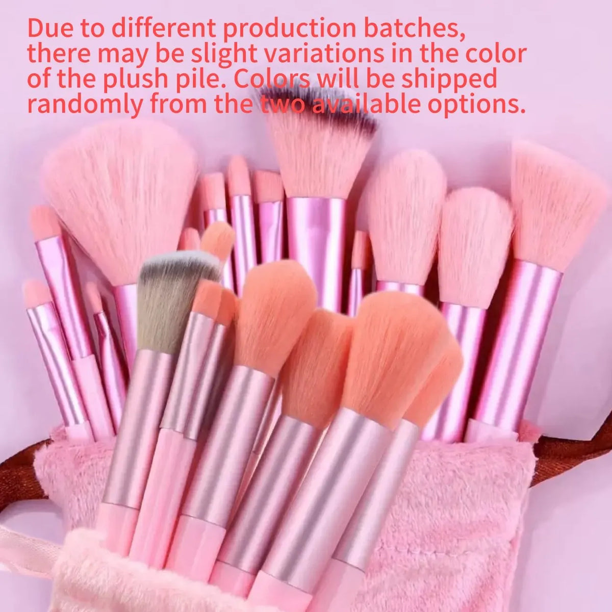 Professional Makeup Brush Set with Sponge & Storage Options