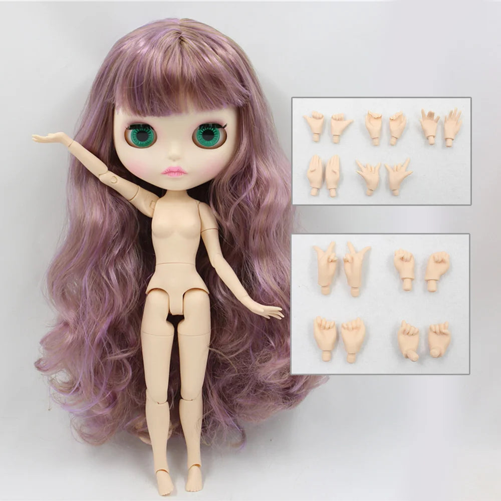 ICY DBS blyth doll 1/6 joint body white skin toy customized doll 30cm bjd random eyes colors anime toy girls gift