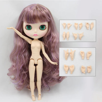 ICY DBS blyth doll 1/6 joint body white skin toy customized doll 30cm bjd random eyes colors anime toy girls gift