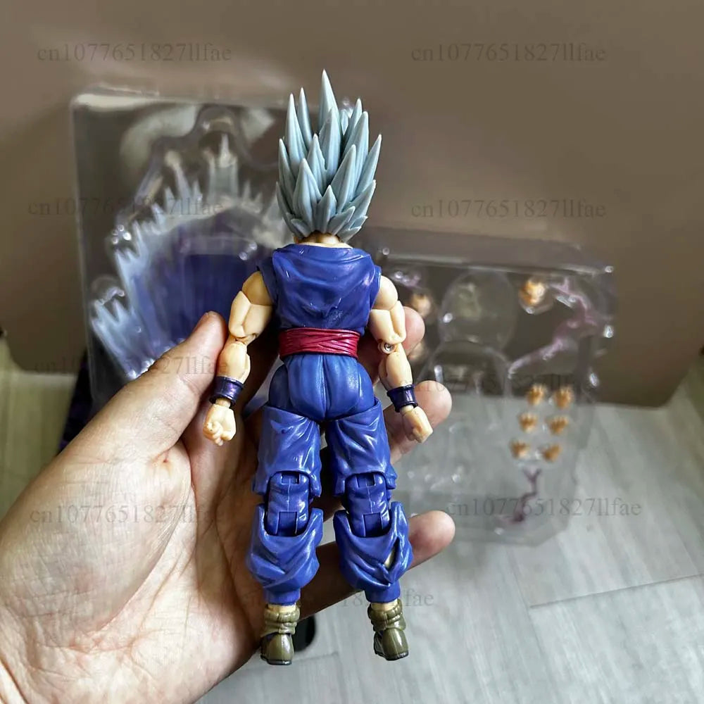 Dragon Ball Wild Beast Son Gohan Shf Exclusive CJ Edition Shf Son Gohan Beast Action Figure Model Toys Joint Movable Room Decor