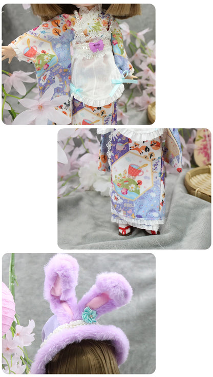 ICY DBS Blyth Doll 1/6 Clothing Joint Body Princess Dress Casual Clothing Toy Gift