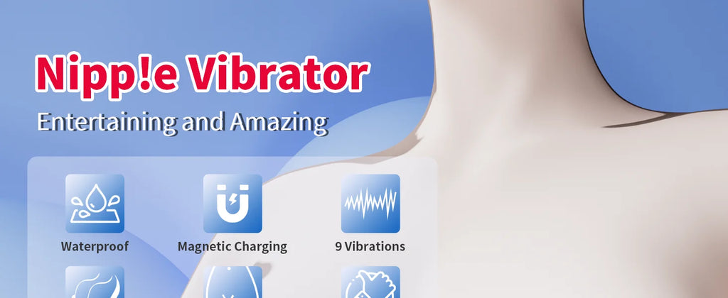 Nipple Toys Nipple Clamp Vibrator Sex Toys, APP Remote Control Adult Toys BDSM Toys 1 Pair Wearable Vibrators Feamle Sex Toy