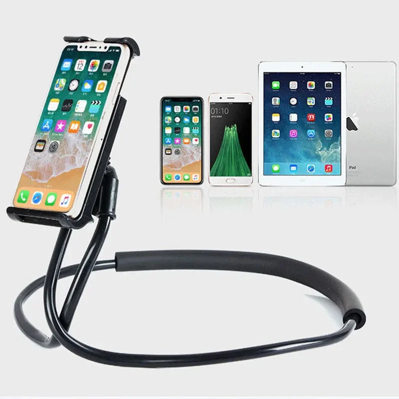Lazy Hanging Neck Phone Stand Holder Rotatable Mobile Phone Stand Necklace Bracket Bed 360 Degree Phone Holder For Smartphones