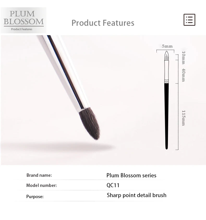 Goat Hair Precision Crease & Detail Brush