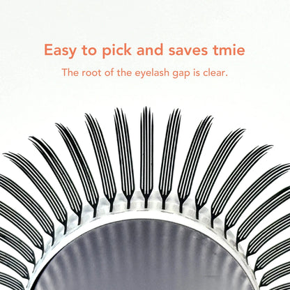 DIYDAY Narrow Anime Spire Lashes Premade Fans for Eyelash Extension Comic Spike False Mink Lashes Daily Natural Makeup Tool