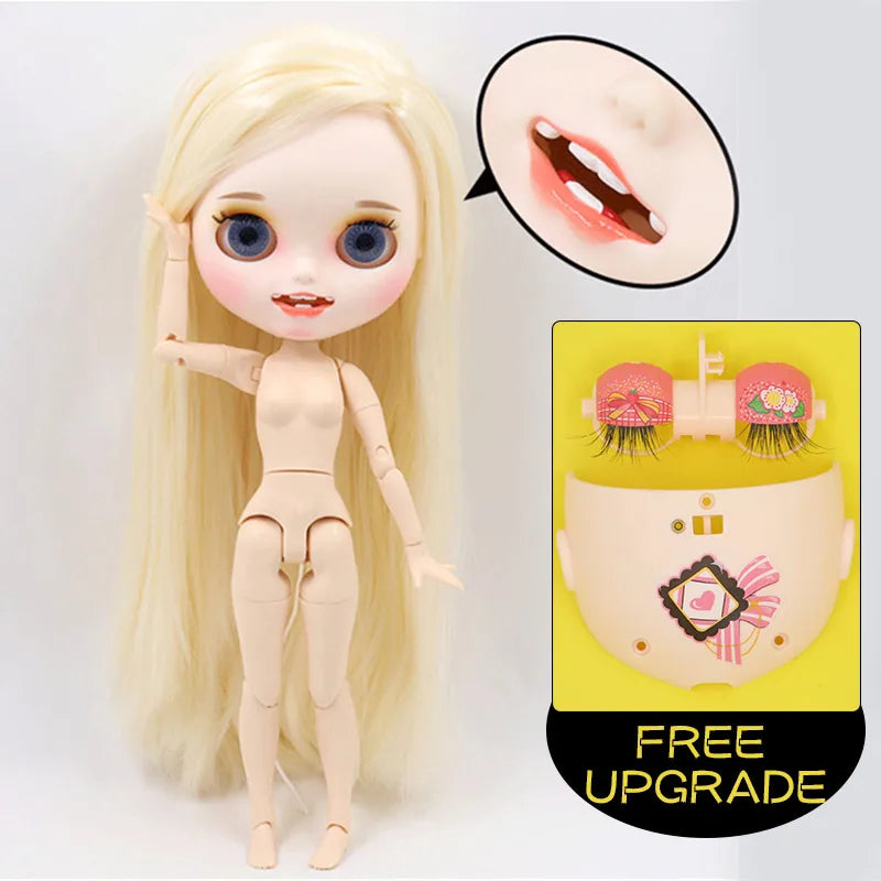 ICY DBS Blyth Doll 1/6 bjd ob24 toy joint body white skin custom doll customized face matte face 30cm toy girls gift