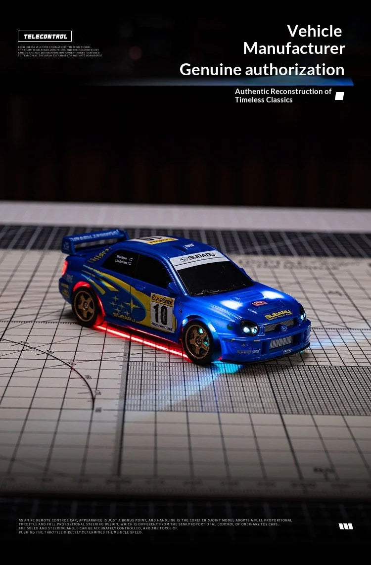 1:43 Mini RC Drift Car 2.4G High Speed Remote Control Racing Car Model Desktop Toy For Boys