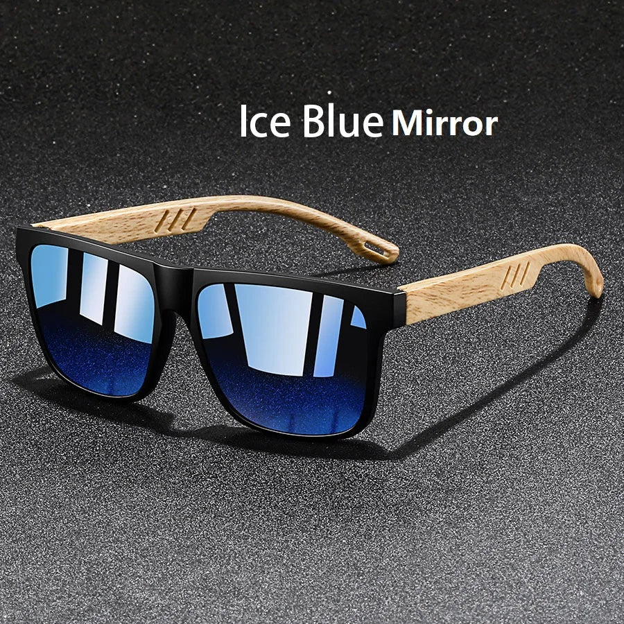 Fashion Vintage Square Colorful Square Frame Sunglasses Men Women Fishing Driving Fashion Brand Designer Lightweight Sun Glasses