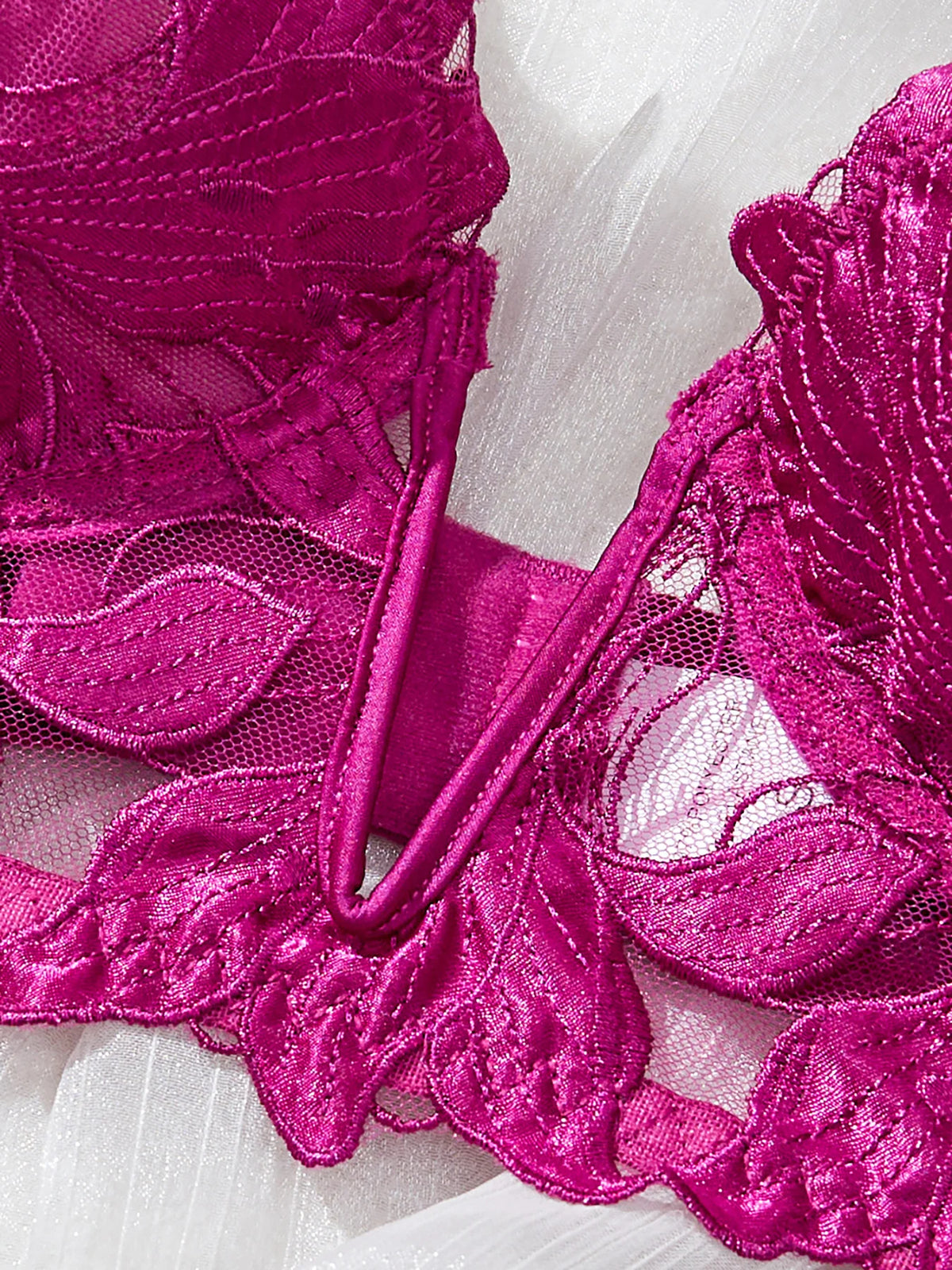 Women's Floral Lace Bra & Brief Set