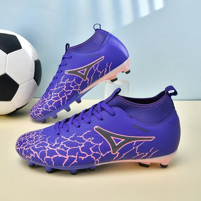 New Men Soccer Shoes Outdoor Adult Non-Slip Football Boots Futsal Cleats Sport Sport Comfortable Training Match Grass Ultralight