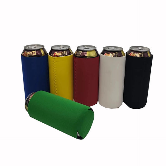 500mlCan Cooler Sleeves Beer/Energy Drink Blank Skinny Premium Quality Blank Neoprene 16oz Can Holders Beverage Thermocoolers