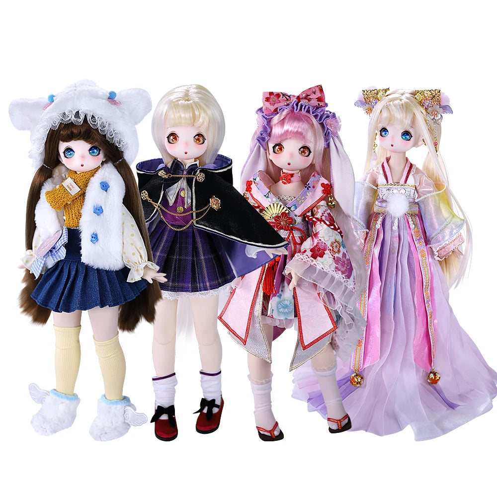 ICY DBS 1/4 BJD Dream Fairy Doll ANIME TOY Mechanical Joint Body Collection Doll  Official Makeup 40cm SD
