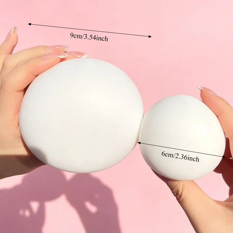 Squishy Bread Stress Ball Fidget Toy Soft Bun Squeeze Ball Stress Relief Slow Rising Sensory Toys for Adults Relaxing Gifts