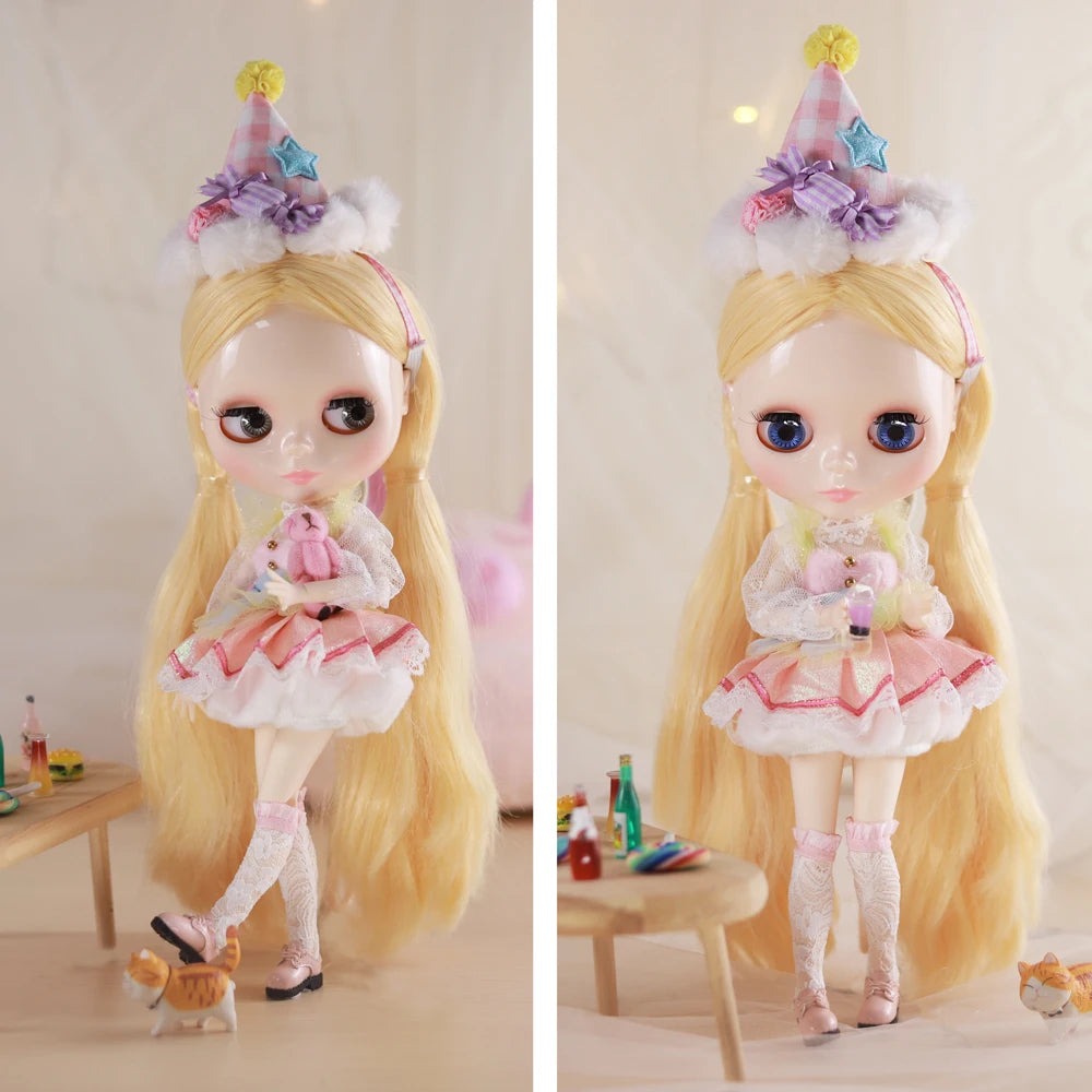 ICY DBS Blyth doll bjd joint body white skin cute birthday costume 1/6 toy 30cm girl gift anime SD