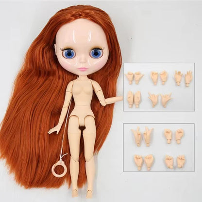 ICY DBS Blyth Doll 1/6 BJD Joint Body White Skin Tan Skin Dark Skin Matte Face Nude Doll 30cm Anime Toy Girls Gift