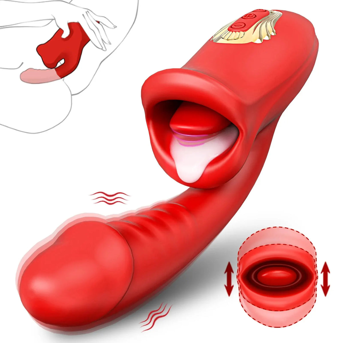 Dual-Action Suction Personal Massager