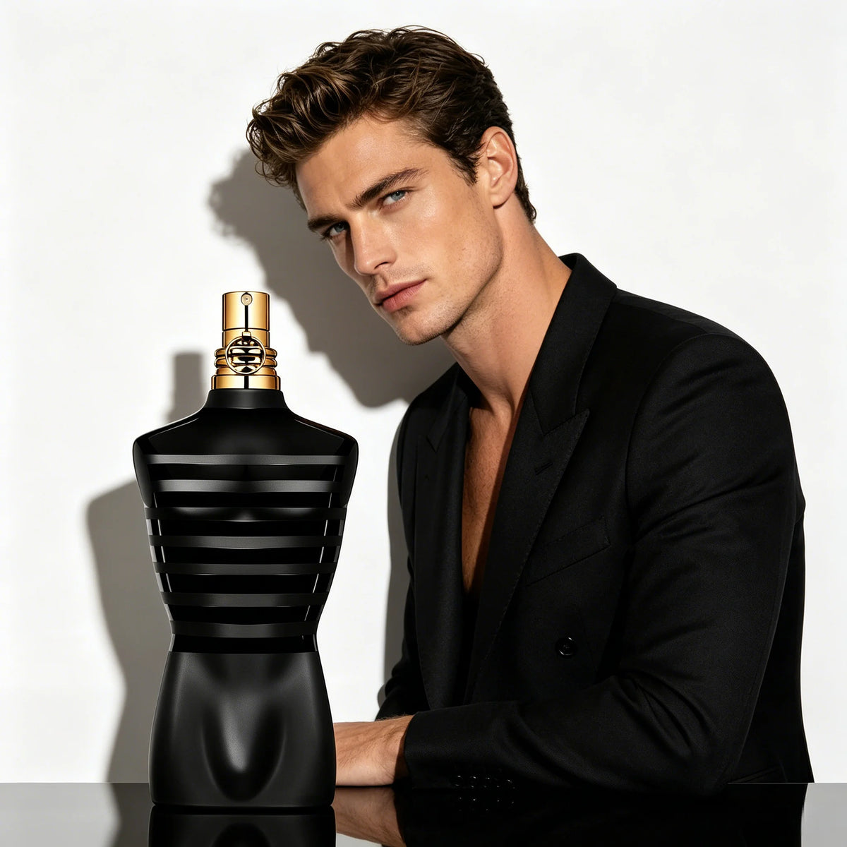 Jean Paul Gaultier Le Male Le Parfum - Amber Woody Eau De Parfum Intense for Men Fragrance - Cardamom, Lavender & Iris, Vanilla - Men's Perfume Spray