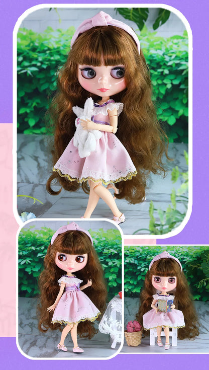 ICY DBS Blyth Doll 1/6 BJD Anime Doll Joint Body White Skin Matte Face Special Combo 30cm TOY