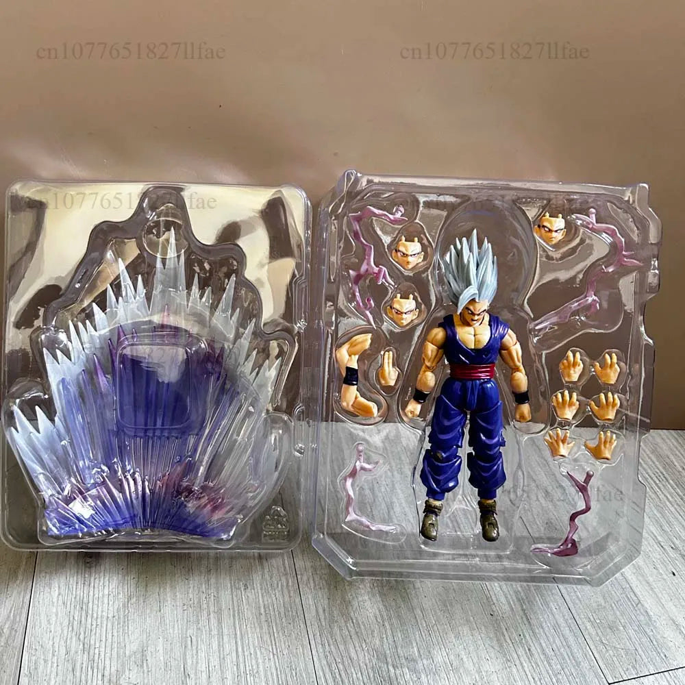 Dragon Ball Wild Beast Son Gohan Shf Exclusive CJ Edition Shf Son Gohan Beast Action Figure Model Toys Joint Movable Room Decor