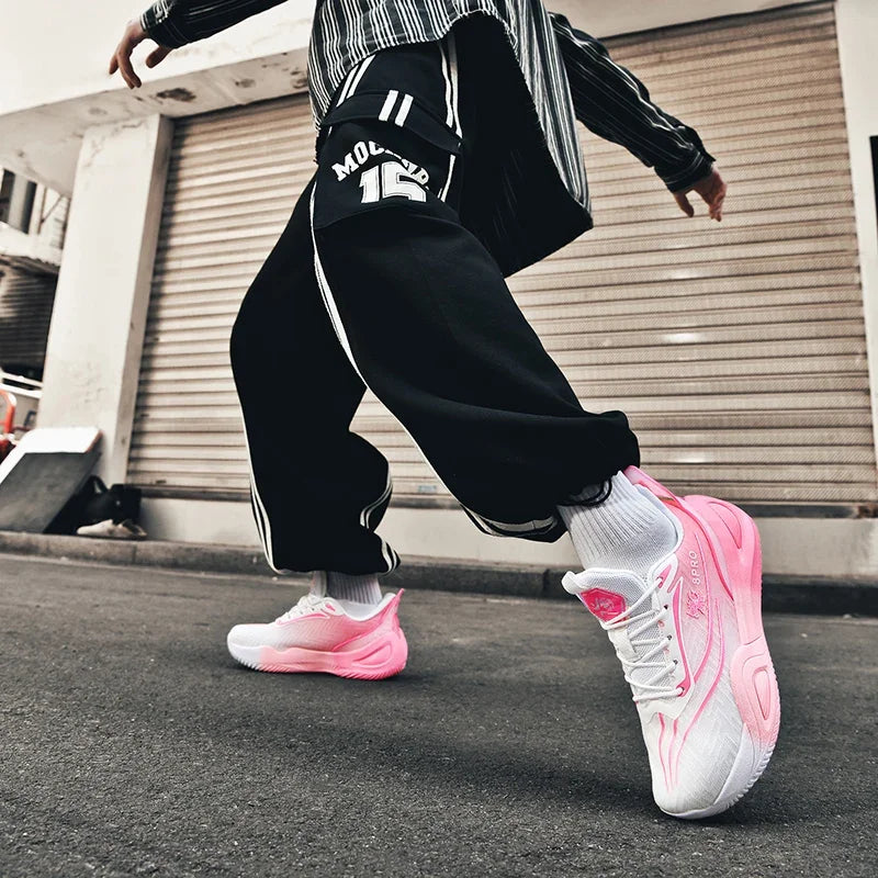 Men Basketball Shoes Unisex High Quality Sneakers Women Light Sports Shoes Outdoor Unisex Breathable Athletic Trainer Non-slip