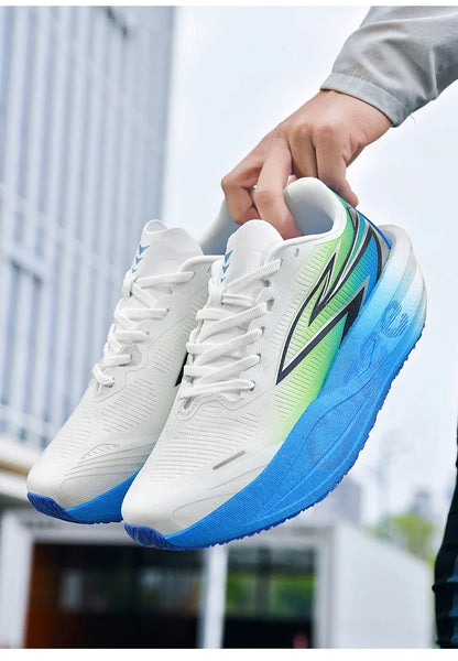 Men's Running Shoes Outdoor Sneakers Breathable Mesh Off-road Luxury shoes Trainer Shoes Couple Cushioning Race Non-Slip Fashion