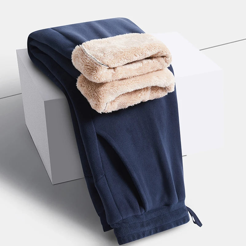 Fleece-Lined Drawstring Sweatpants